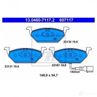 Тормозные колодки, комплект ATE 2313 0 13046071172 56911 23131 - Изображение 2