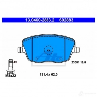 Тормозные колодки, комплект ATE 602883 23 581 13046028832 56188 - Изображение 6