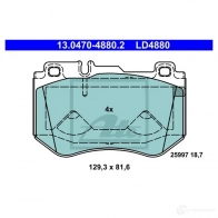 Тормозные колодки, комплект ATE 57229 LD4880 13047048802 259 97 - Изображение 7