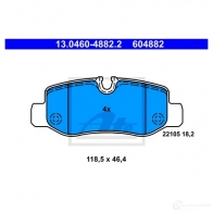 Тормозные колодки, комплект ATE 56493 221 02 604882 13046048822 - Изображение 5