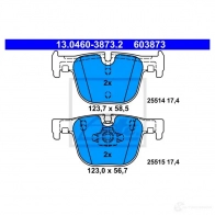 Тормозные колодки, комплект ATE Q2X4 Q 1437251832 13046038732 - Изображение 6
