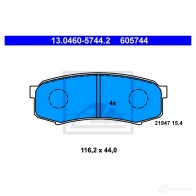 Тормозные колодки, комплект ATE 56618 13046057442 605744 2194 7 - Изображение 5