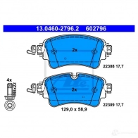 Тормозные колодки, комплект ATE 22309 13046027962 22 308 1424720734 - Изображение 6