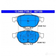 Тормозные колодки, комплект ATE 232 45 23248 13046071592 56943 - Изображение 5