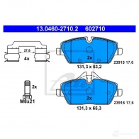 Тормозные колодки, комплект ATE 2 3915 56036 23916 13046027102 - Изображение 5