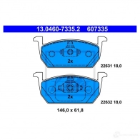 Тормозные колодки, комплект ATE 13046073352 PR GN0 1437251837 - Изображение 5