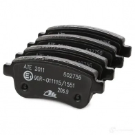 Тормозные колодки, комплект ATE 56082 13046027562 248 20 602756 - Изображение 4