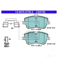 Тормозные колодки, комплект ATE 23145 57124 13047027262 231 44 - Изображение 8