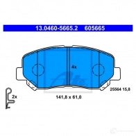 Тормозные колодки, комплект ATE 1437251791 K313 B4 13046056652 - Изображение 6