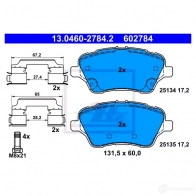 Тормозные колодки, комплект ATE 25 134 25135 13046027842 56109 - Изображение 3