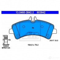 Тормозные колодки, комплект ATE 56307 13046038422 292 17 603842 - Изображение 6