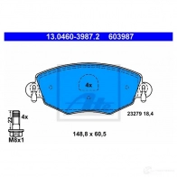 Тормозные колодки, комплект ATE 603987 23 279 13046039872 56387 - Изображение 5