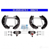 Барабанные тормозные колодки, комплект ATE 03052082193 69 8219 53905 FE6CB78 - Изображение 3