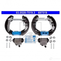 Барабанные тормозные колодки, комплект ATE Y0VQ9RM 69751 9 03052075193 53892 - Изображение 2