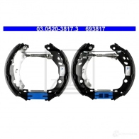 Барабанные тормозные колодки, комплект ATE IZ3SWA 03052038173 53807 693 817 - Изображение 2