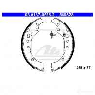 Барабанные тормозные колодки, комплект ATE 03013705282 V7999D 650 528 1193348002 - Изображение 2