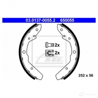 Барабанные тормозные колодки, комплект