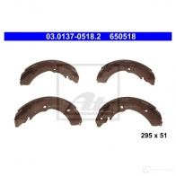 Барабанные тормозные колодки, комплект ATE 1193347993 65051 8 4YO3V7 03013705182 - Изображение 4