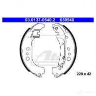 Барабанные тормозные колодки, комплект ATE 03013705402 PPB9D 71 1437251452 - Изображение 2