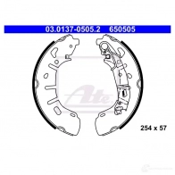 Барабанные тормозные колодки, комплект ATE 03013705052 P8NCT5V Opel Combo (D) 3 Минивэн 1.3 CDTI (C26) 75 л.с. 2015 – наст. время 65 0505