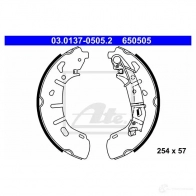 Барабанные тормозные колодки, комплект ATE 03013705052 P8NCT5V 53428 65 0505 - Изображение 3