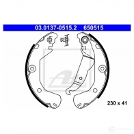 Барабанные тормозные колодки, комплект ATE 1424391077 03013705152 6505 15 Z62DJBE - Изображение 2