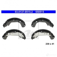 Барабанные тормозные колодки, комплект ATE 1424391077 03013705152 6505 15 Z62DJBE - Изображение 3