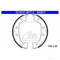 Тормозные колодки ручника, комплект ATE 7TEEQ 03013730172 Land Rover Freelander 65 3017