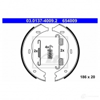 Тормозные колодки ручника, комплект ATE 03013740092 6540 09 53487 FHNZU - Изображение 5