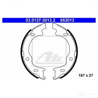 Тормозные колодки ручника, комплект ATE 4W0UYKB 5965062 03013730132 6 53013
