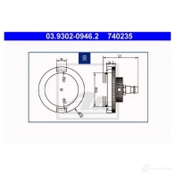 Трубка сапуна ATE 54913 MBWVWRT 03930209462 74023 5 - Изображение 2