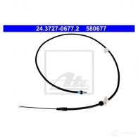 Трос ручника, стояночного тормоза ATE 5806 77 24372706772 61593 4RL4S - Изображение 7