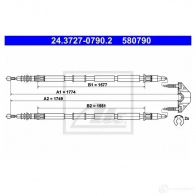 Трос ручника, стояночного тормоза ATE 24372707902 Opel Zafira (B) 2 Минивэн 1.6 FlexFuel (M75) 116 л.с. 2008 – 2012 CK5BH6Z 580 790