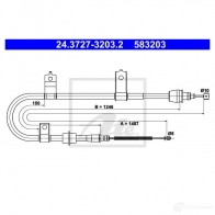 Трос ручника, стояночного тормоза ATE 62048 AB6DD 24372732032 58 3203