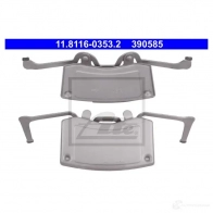 Пружина тормозного суппорта ATE 55474 T63RI 39058 5 11811603532 - Изображение 3