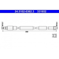 Тормозной шланг ATE 1440103455 INMK J 24.5102-0362.3
