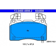Тормозные колодки дисковые ATE Chevrolet Camaro 6 (GM A) Кабриолет 6.2 SS V8 461 л.с. 2016 – наст. время JGLNH7 0 13.0460-4898.2