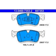 Комплект тормозных колодок, дисковый тормоз ATE D 4DP0 13.0460-7353.2 Toyota Proace Verso