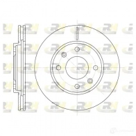 Тормозной диск ROADHOUSE DSX6131 10 6131.10 UA3BCVE 1460897 - Изображение 4