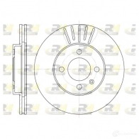 Тормозной диск ROADHOUSE DSX61 7510 1461266 6175.10 VZDTK7F - Изображение 4