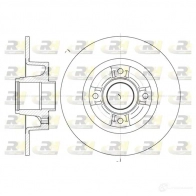 Тормозной диск ROADHOUSE Renault Twingo (CN0) 2 Хэтчбек 1.5 dCi (CN0E) 64 л.с. 2007 – наст. время Q2JOA 6750.00 DSX 675000