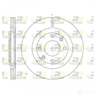 Тормозной диск ROADHOUSE 1461332 DSX6 24010 6240.10 JG5FTX - Изображение 6