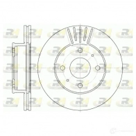 Тормозной диск ROADHOUSE DSX6117 810 99PL56 61178.10 1460762