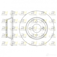 Тормозной диск ROADHOUSE Audi 80 (B4, 8C5) 4 Универсал 1.9 Tdi 90 л.с. 1992 – 1996 IS8QCU DSX62870 0 6287.00