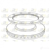 Тормозной диск ROADHOUSE NSX108220 NSX1082.20 1462768 1082 .20