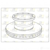 Тормозной диск ROADHOUSE NSX101120 1011 .20 Audi A8 (D4) 3 2009 – 2017 NSX1011.20