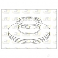 Тормозной диск ROADHOUSE Audi A8 (D4) 3 2009 – 2017 NSX1008.20 1008 .20 NSX100820