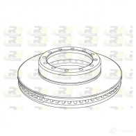 Тормозной диск ROADHOUSE Ford C-Max 1 (CB3, DM2) Минивэн 1.8 Duratec 122 л.с. 2007 – 2010 1073. 20 NSX107320 NSX1073.20
