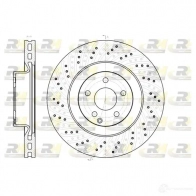 Тормозной диск ROADHOUSE Mercedes S-Class (C216) 3 Купе 5.5 CL 550 4 matic (2186) 388 л.с. 2008 – 2010 Y6FUG24 DSX611 8610 61186.10