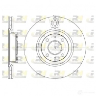 Тормозной диск ROADHOUSE D SX631611 UBUSZGT Fiat Qubo (225) 1 2008 – 2020 6316.11